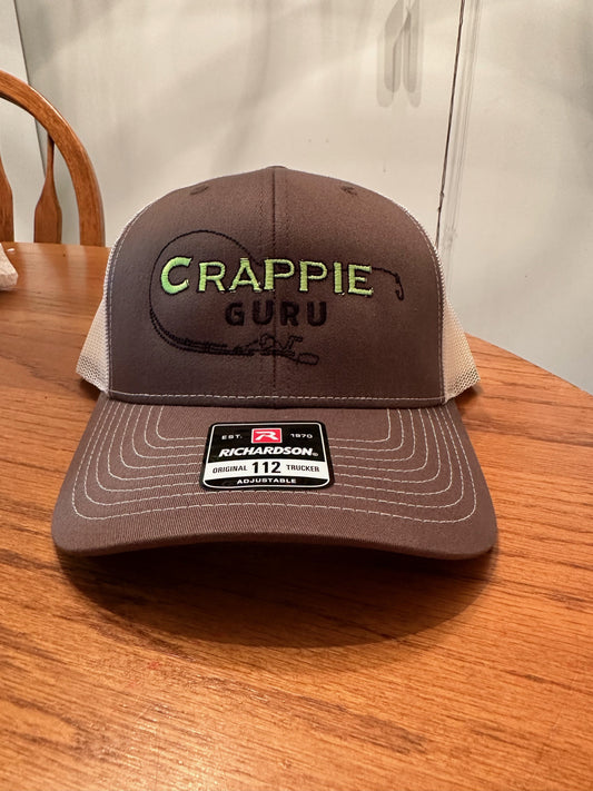 Crappie Guru Hat (Brown)