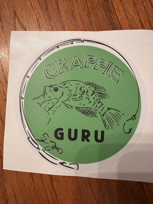 5x5 Crappie Guru Sticker