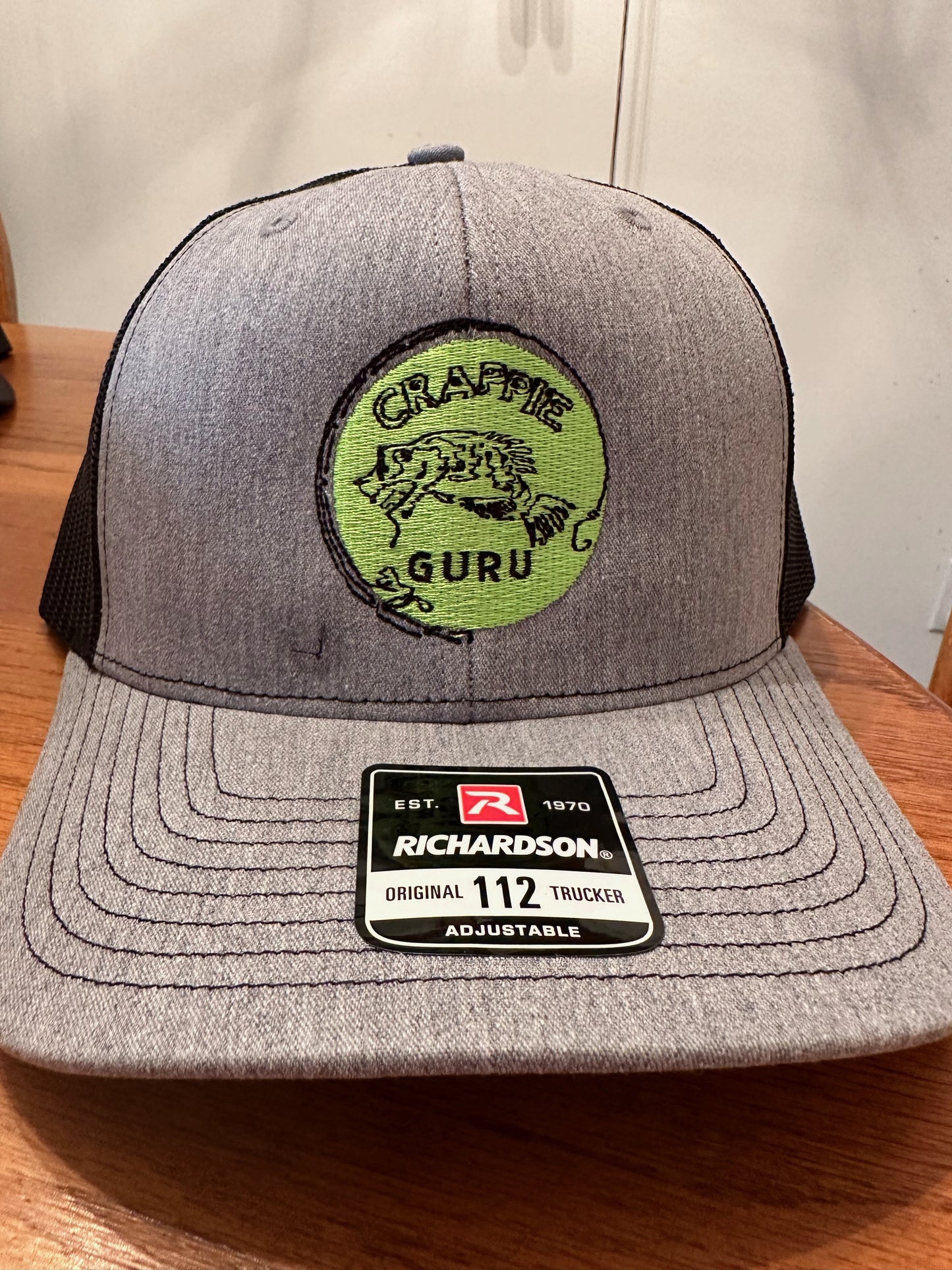 Crappie Guru Hat (Gray)